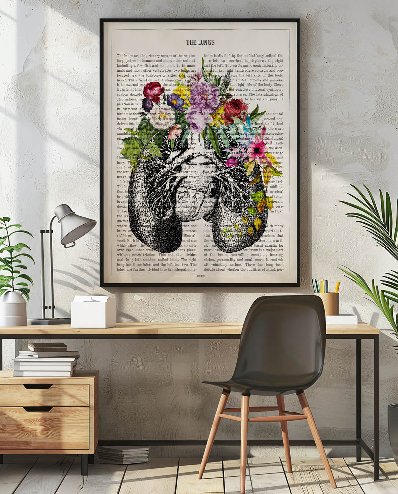Lungs Anatomy Print