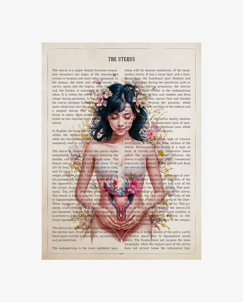 Women's Health Anatomy Print