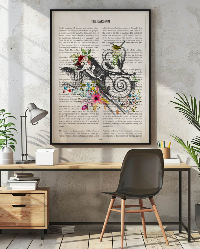 Eardrum Anatomy Print