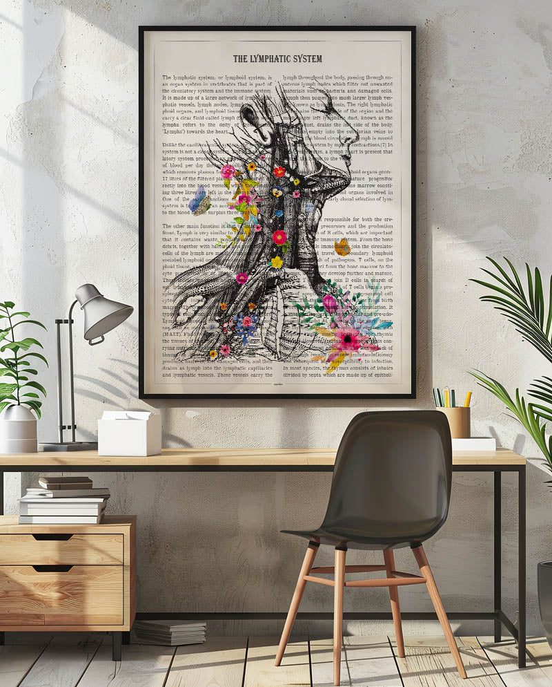 Lymphatic System Anatomy Print