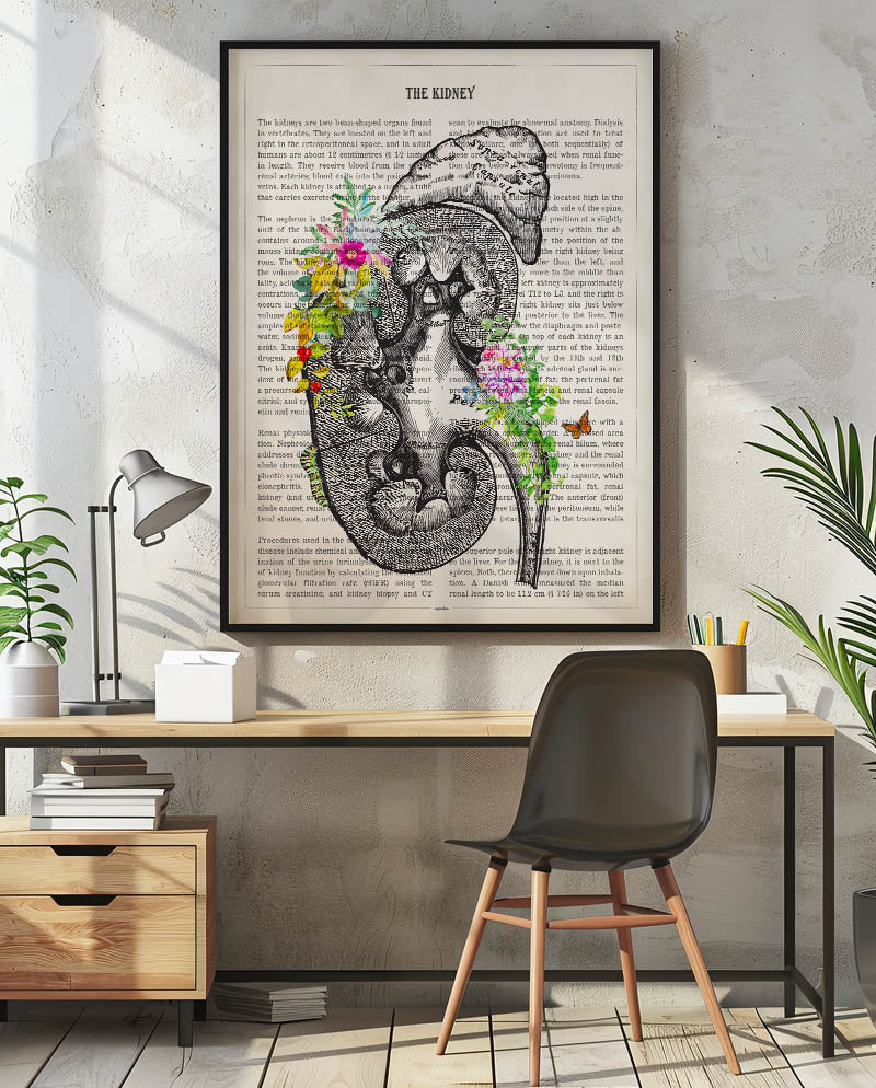 Kidney Anatomy Print