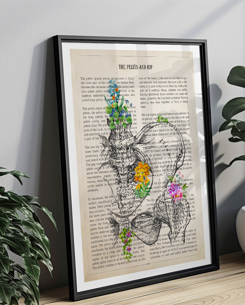 Pelvis and Hip Anatomy Print