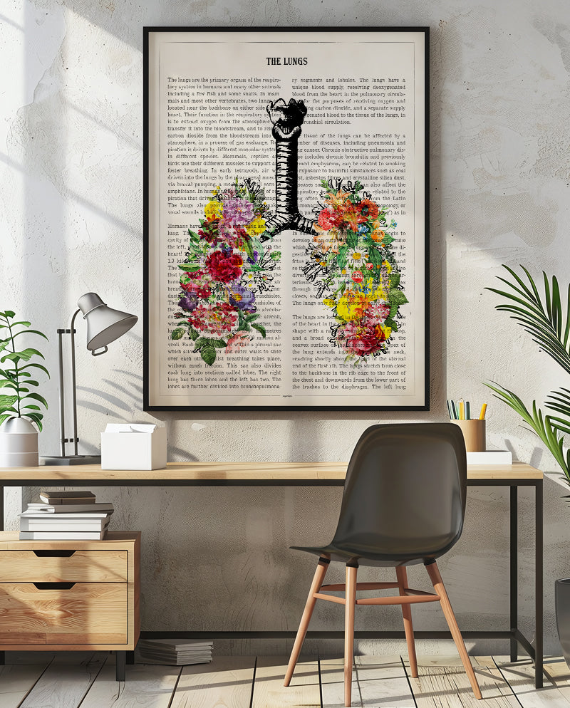 Lungs Anatomy Print