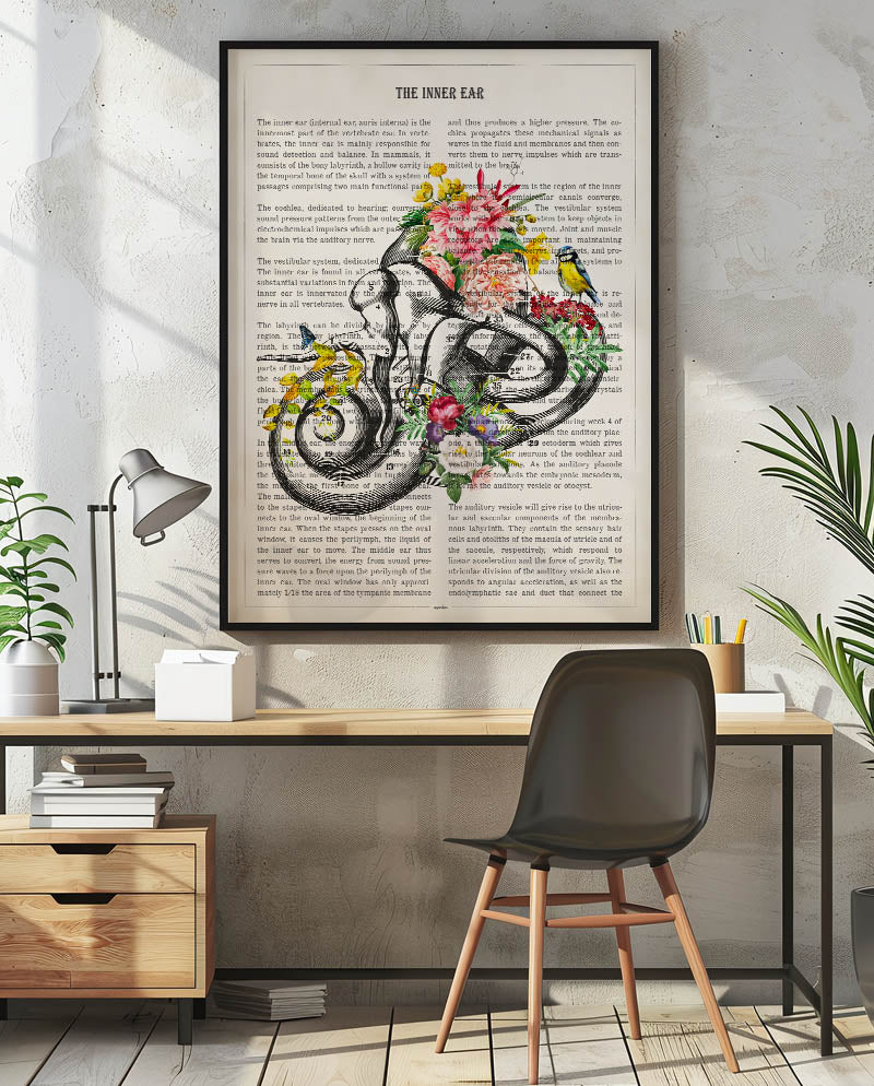 Inner Ear Anatomy Print