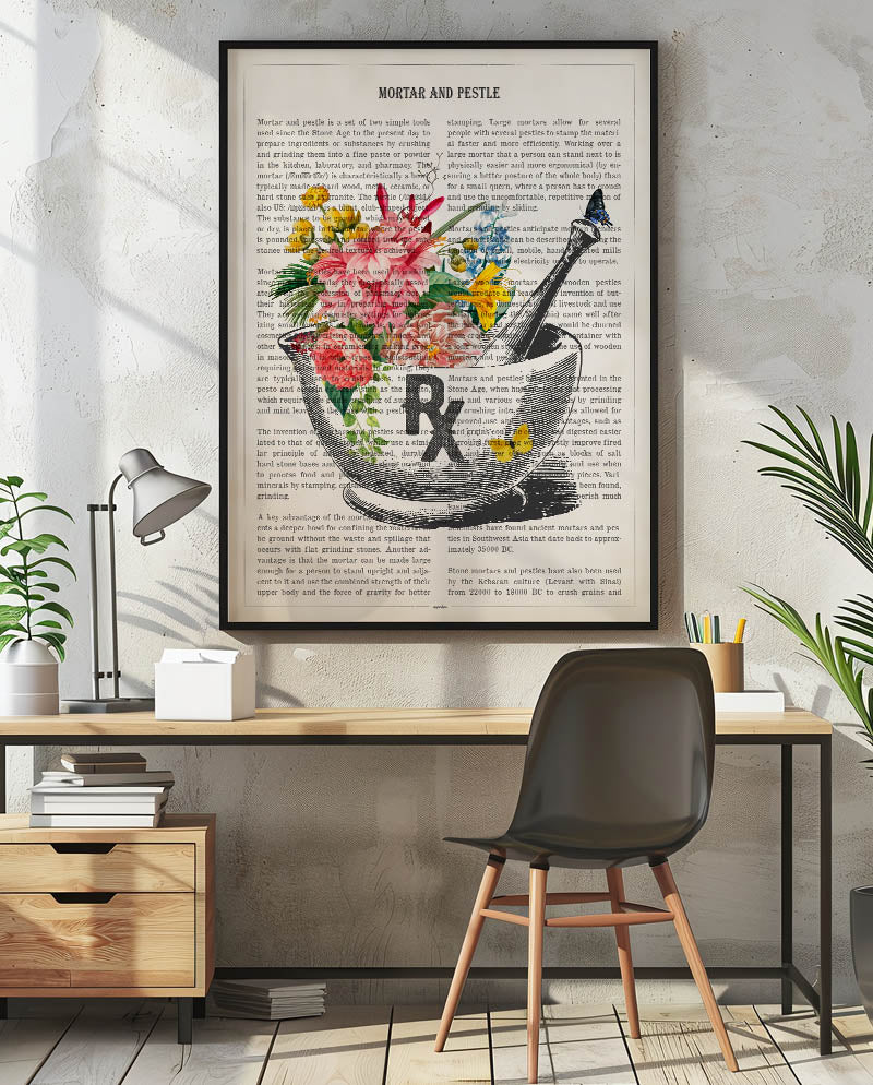 Mortar and Pestle - Medical Device Print