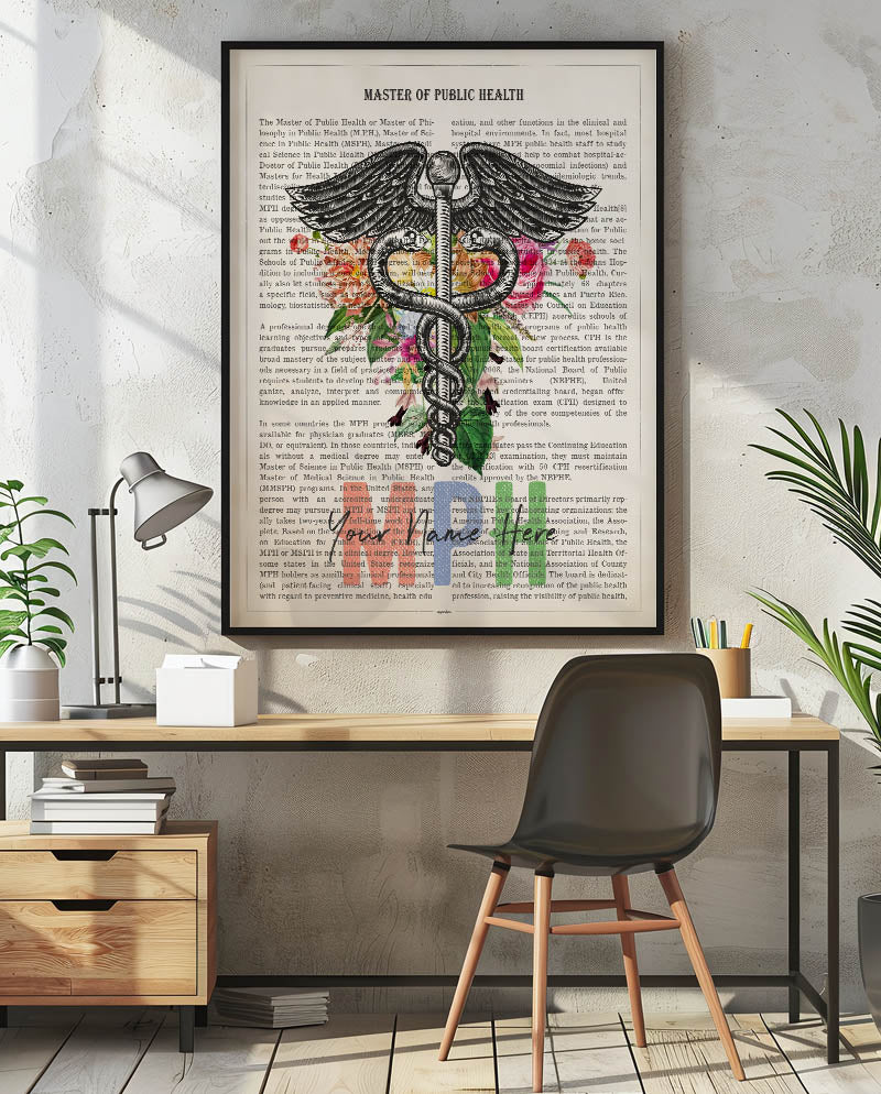 Personalized MPH print for Master Of Public Health