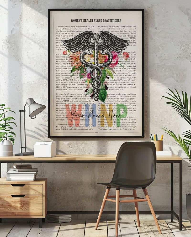 Personalized WHNP print for Women's Health Nurse Practitioner