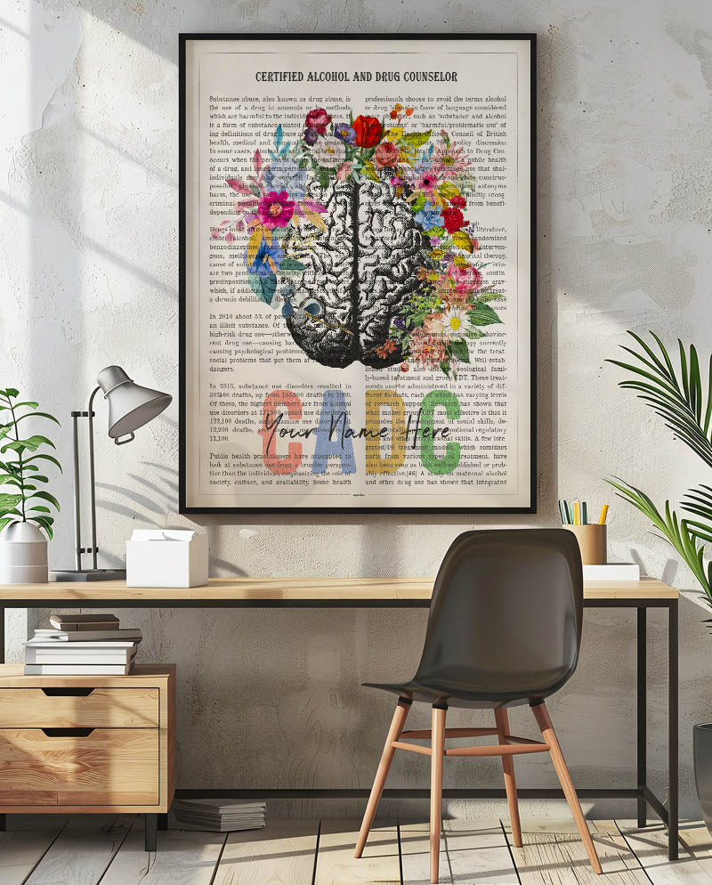 Personalized CADC print for Certified Alcohol and Drug Counselor