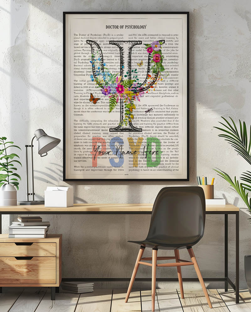 Personalized PSYD print for Doctor of Psychology