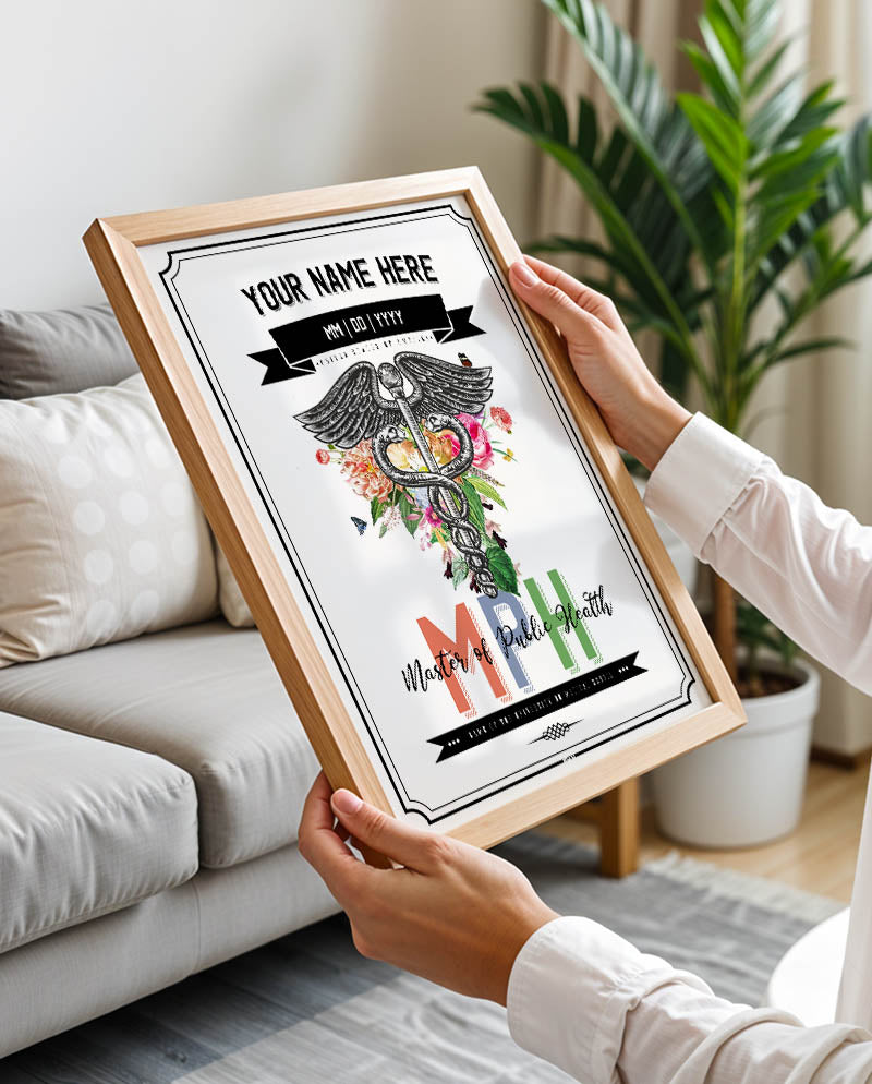 MPH Graduation Print For Master of Public Health