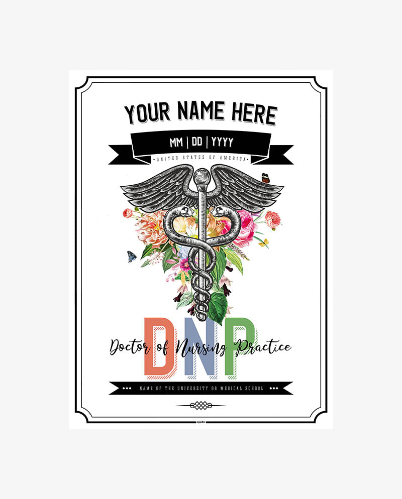 DNP Graduation Print For Doctor of Nursing Practice