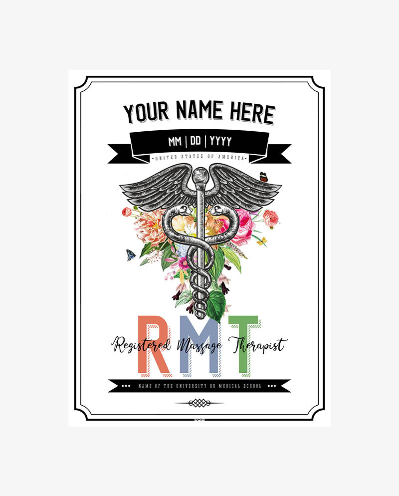 RMT Graduation Print For Registered Massage Therapist