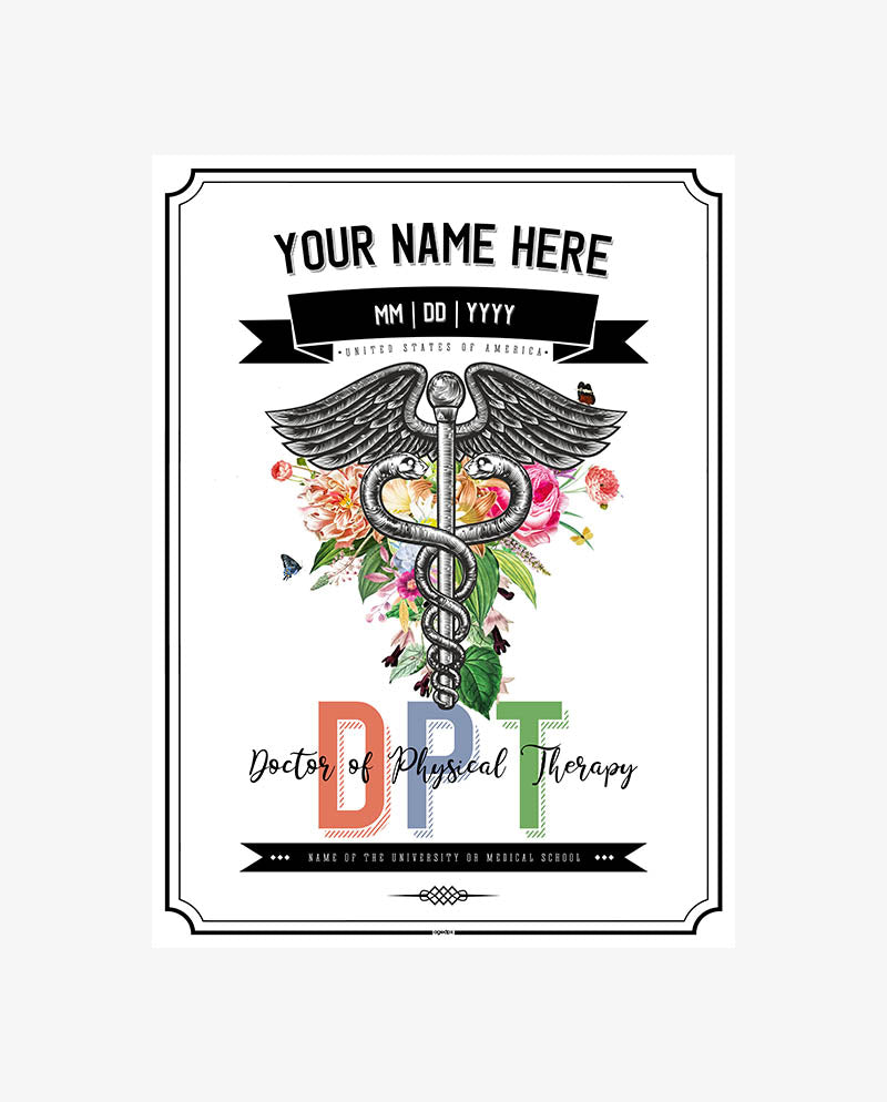 Personalized DPT Wall Art