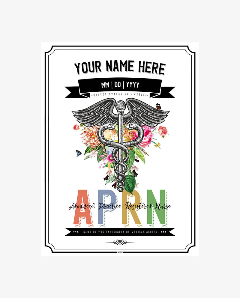 Personalized APRN Wall Art