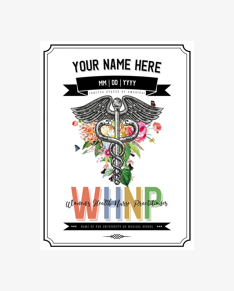 WHNP Graduation Print For Women's Health Nurse Practitioner