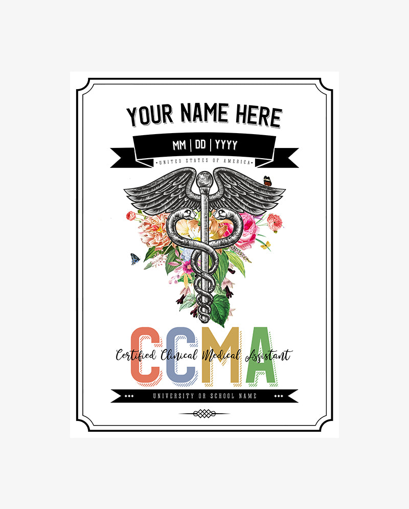 CCMA Graduation Print For Certified Clinical Medical Assistant