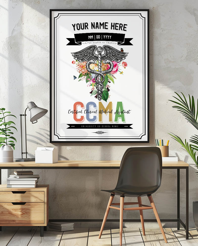 CCMA Graduation Print For Certified Clinical Medical Assistant