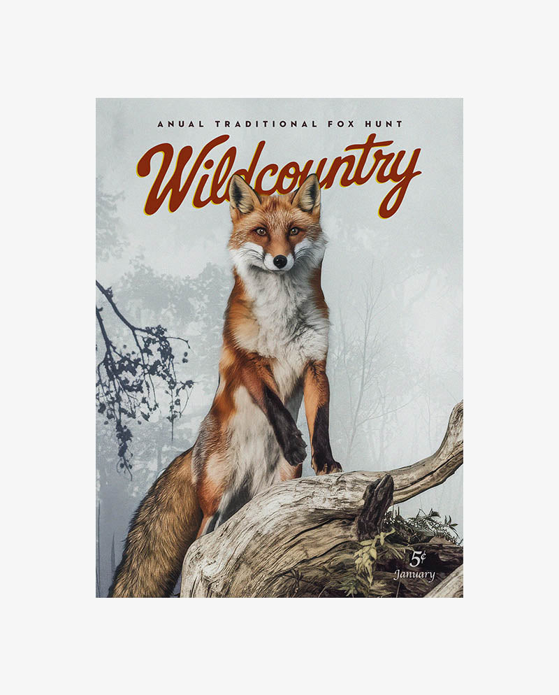 Retro Fox Hunt Print