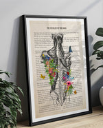Muscles of the Back  Anatomy Print