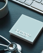 Personalized LCSW Sticky Note Pad For Licensed Clinical Social Worker - 50 Sheets