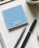 Personalized DDS Sticky Note Pad For Doctor of Dental Surgery - 50 Sheets