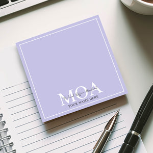 Personalized MOA Post-It Notes for Medical Office Assistant