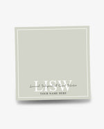 Personalized LISW Sticky Note Pad For Licensed Independent Social Worker - 50 Sheets