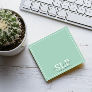 Personalized SLP Post-It Notes for Speech-Language Pathologist