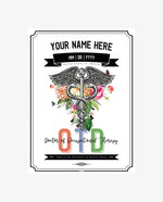 OTD Graduation Print For Doctor of Occupational Therapy