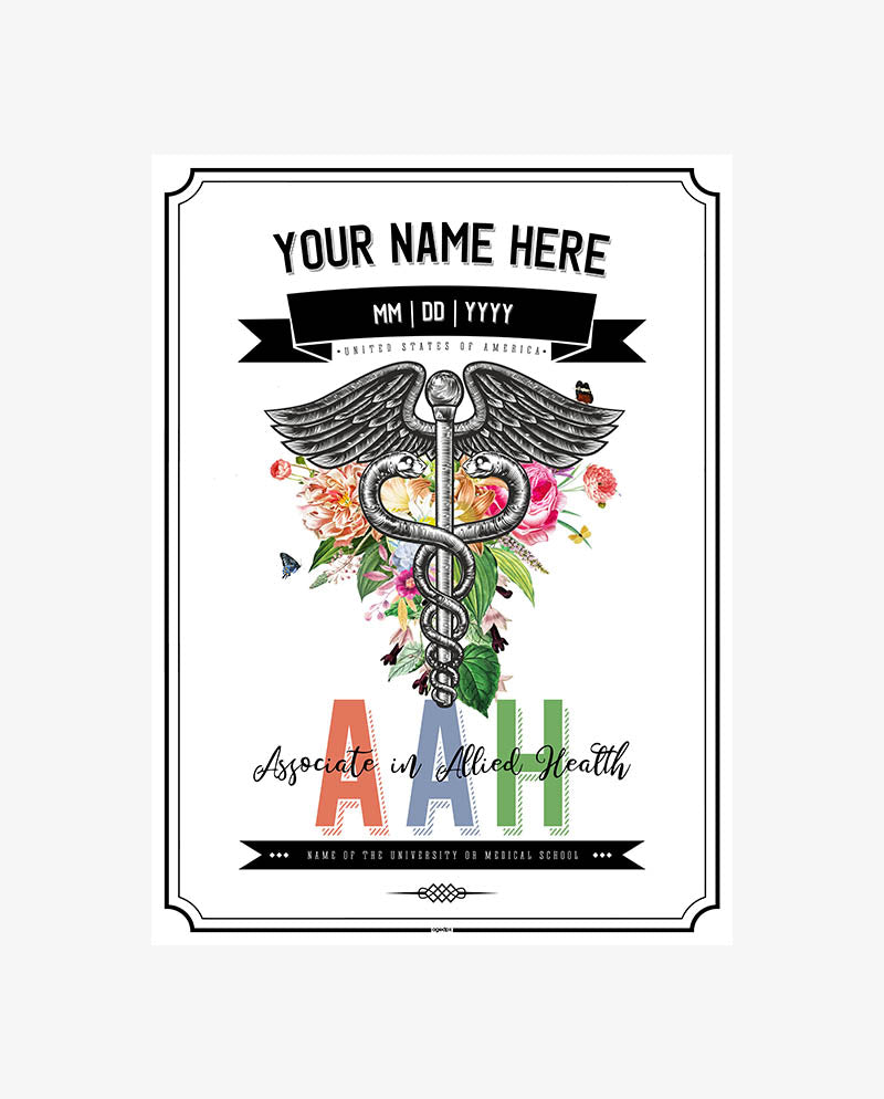 Personalized Allied Health Print