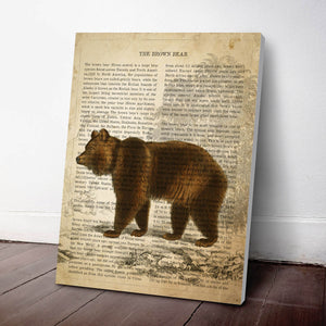 Brown Bear Print