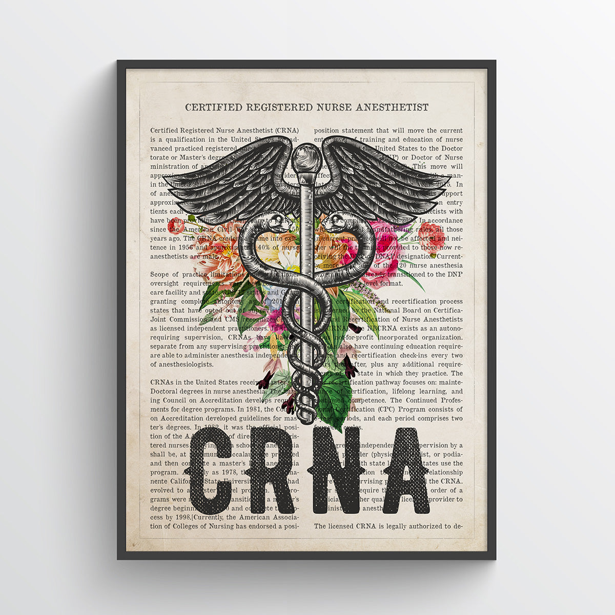 Certified Registered Nurse Anesthetist Print