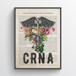 Certified Registered Nurse Anesthetist Print