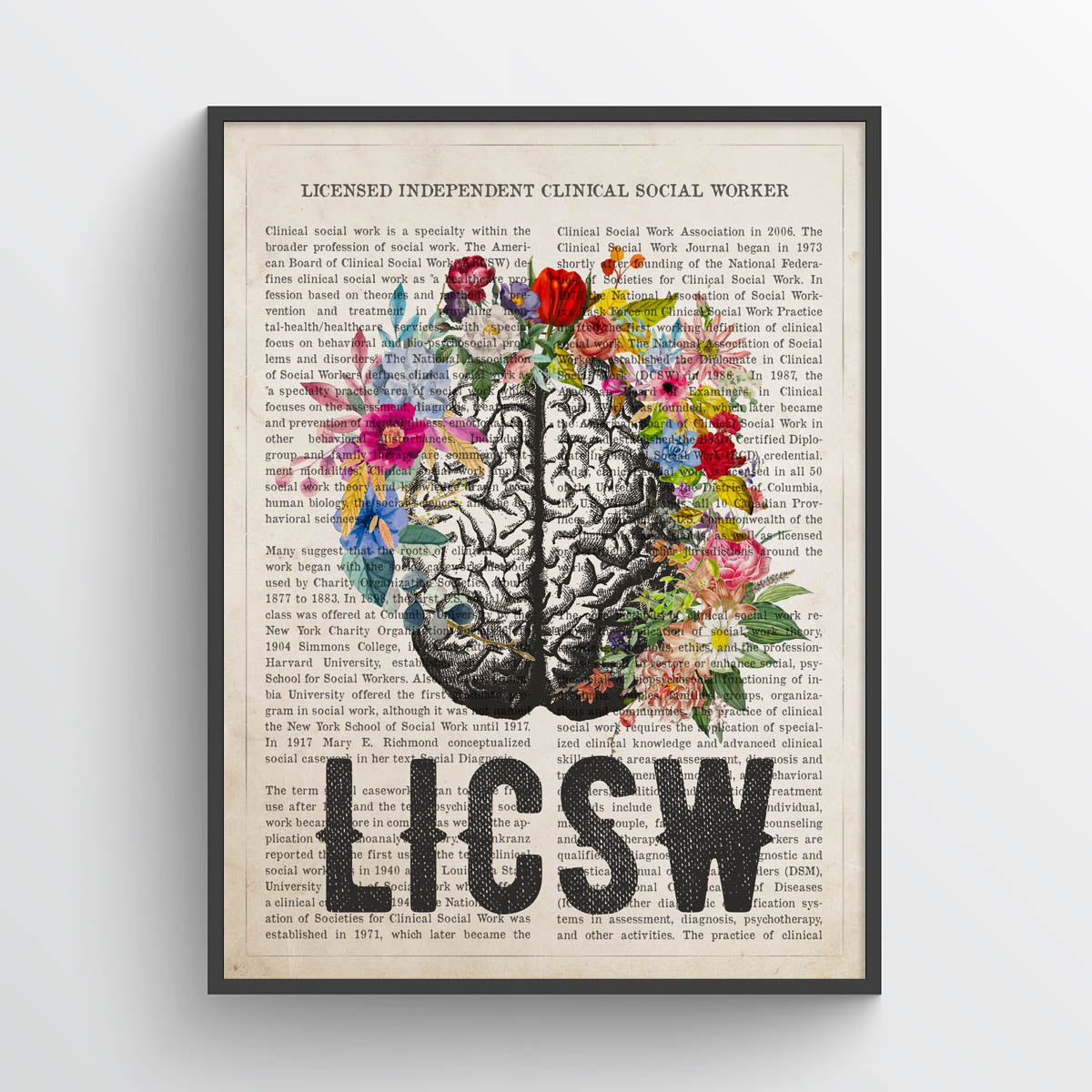 Licensed Clinical Independent Social Worker Print