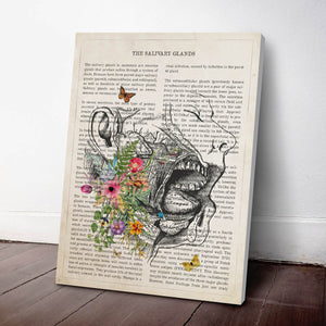 Salivary Gland Anatomy Print